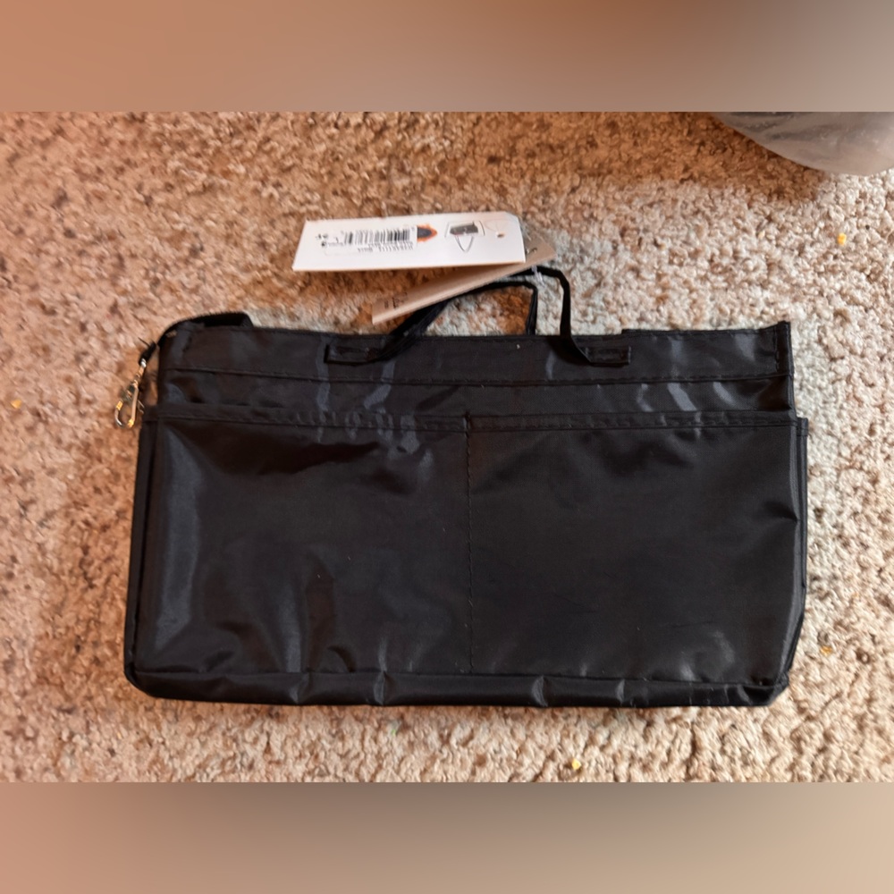 Purse protector handbag organizer size Large A sturdy not flimsy purse liner.
